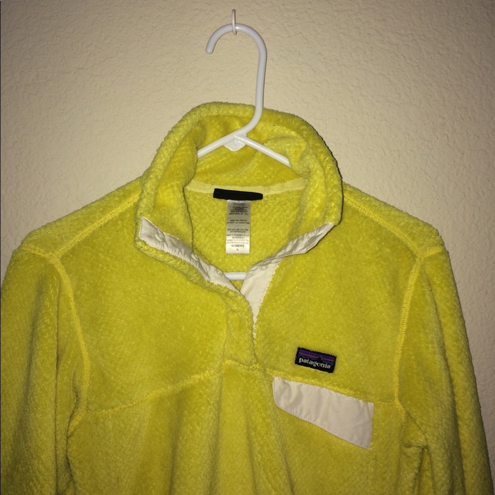 Yellow Patagonia Snap T Pullover